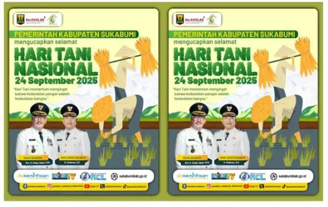 Bupati Sukabumi Asep Japar: Hari Tani Momentum Mengingat Kedaulatan Pangan Adalah Kedaulatan Bangsa