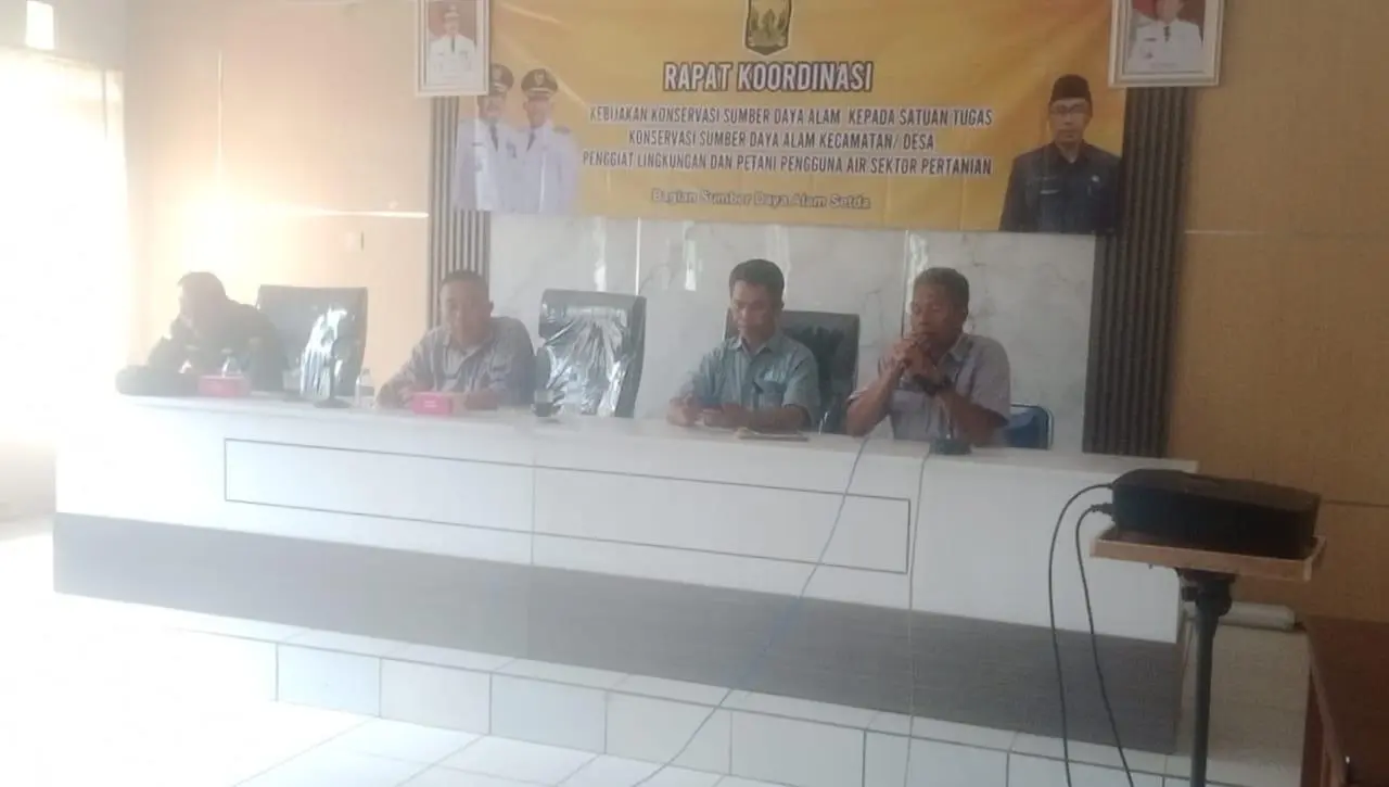 Sinergi untuk Lingkungan Lestari dalam Rakor Konservasi SDA Sukabumik