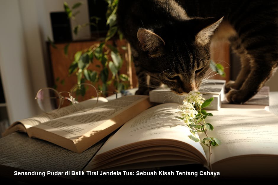 Seorang wanita muda dengan mata penuh makna sedang melukis di bawah cahaya temaram dari jendela loteng tua, di sekitarnya terdapat banyak kanvas berwarna cerah.