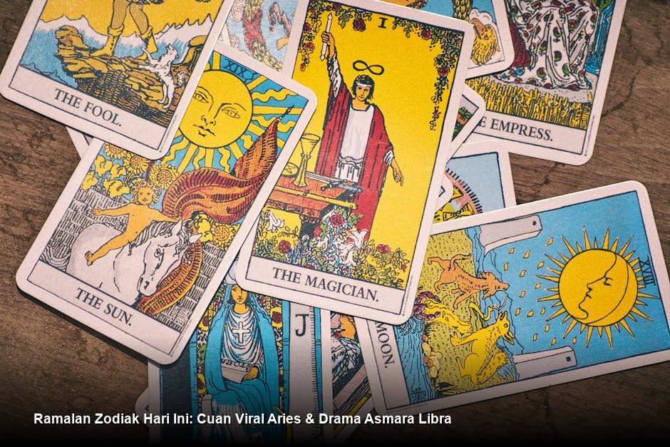 Ramalan Zodiak Hari Ini: Cuan Viral Aries & Drama Asmara Libra