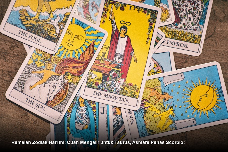 Ramalan Zodiak Hari Ini: Cuan Mengalir untuk Taurus, Asmara Panas Scorpio!