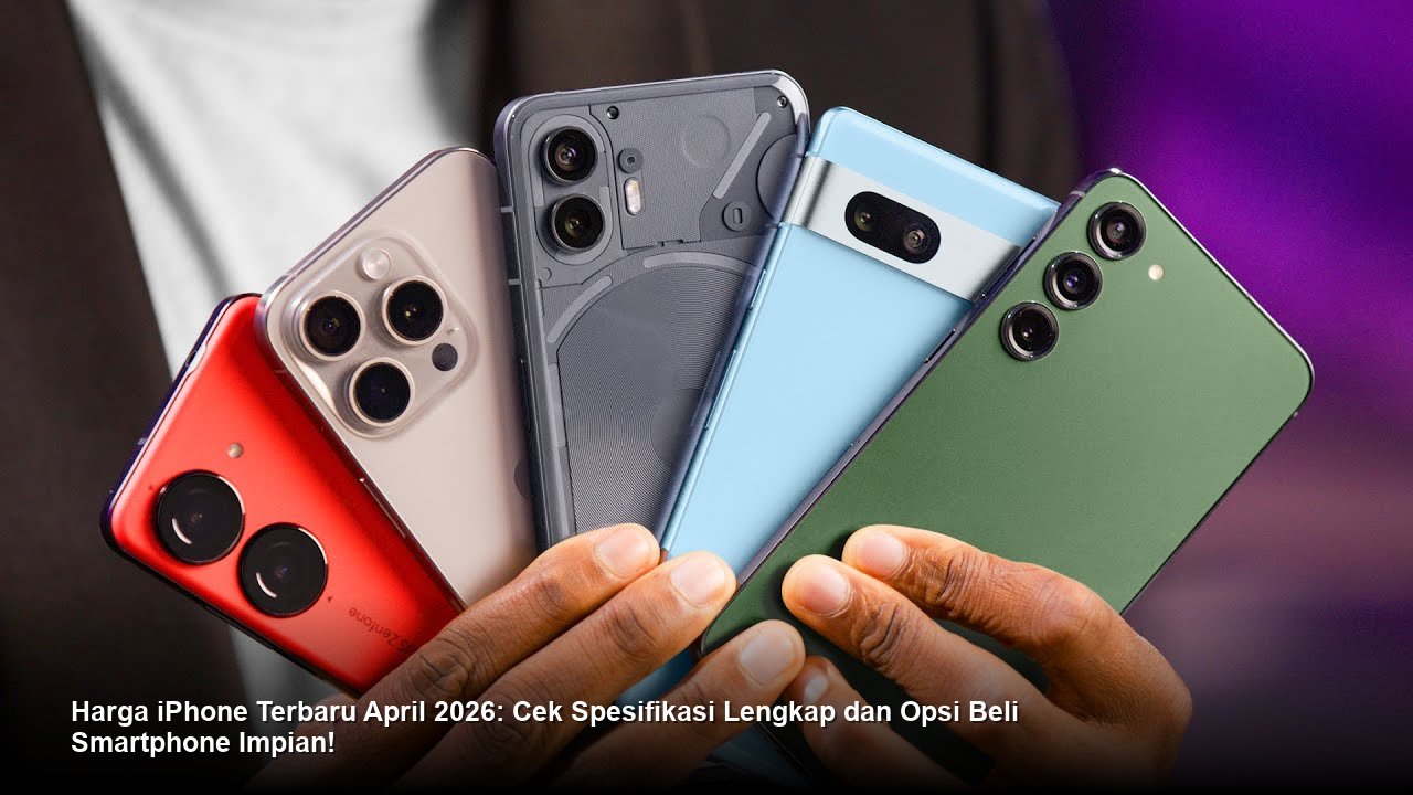 Harga iPhone Terbaru April 2026: Cek Spesifikasi Lengkap dan Opsi Beli Smartphone Impian!