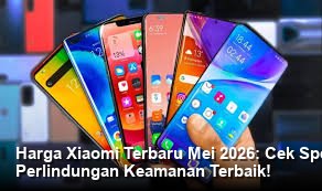 Tampilan elegan dari smartphone Xiaomi terbaru dengan bingkai bezel tipis dan modul kamera yang menonjol, difoto dengan pencahayaan studio yang profesional.