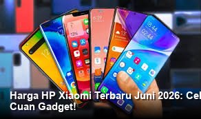 Tampilan close-up elegan dari ponsel Xiaomi terbaru dengan desain bingkai logam tipis dan modul kamera besar yang memantulkan cahaya studio.