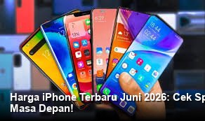 Tampilan elegan dari iPhone terbaru dengan bodi titanium matte dan modul kamera yang menonjol, diletakkan di atas permukaan reflektif putih bersih dalam pencahayaan studio profesional.